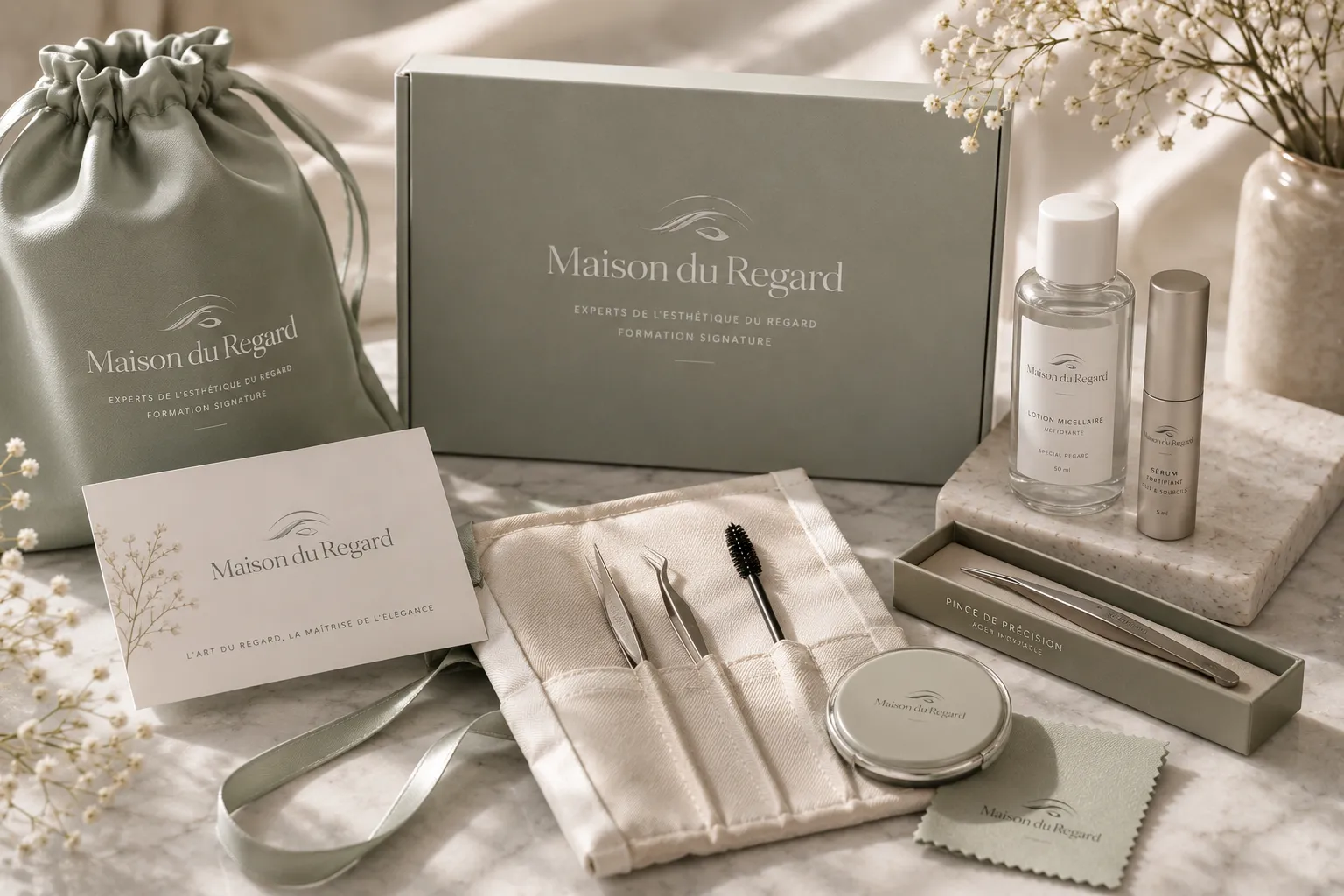 Maison du Regard — mockup secundário de aplicação gráfica 2