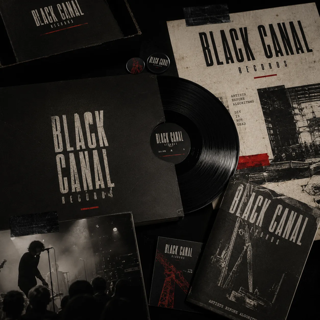 Black Canal Records — capa do projeto