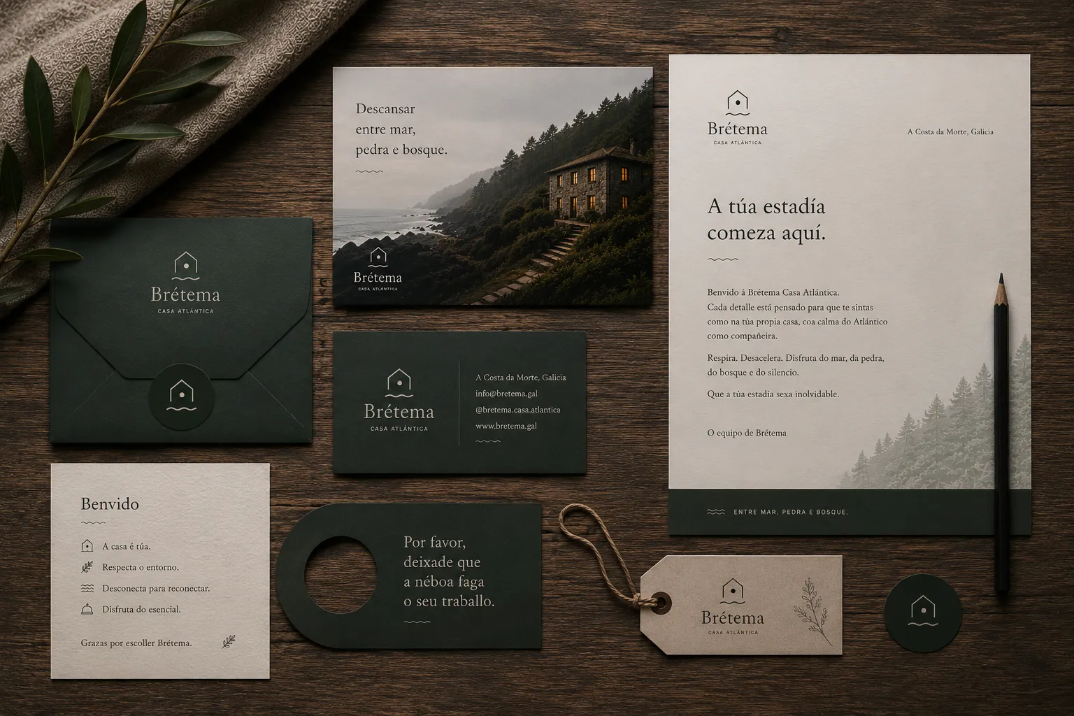 Brétema Casa Atlántica — mockup secundário de aplicação gráfica 1