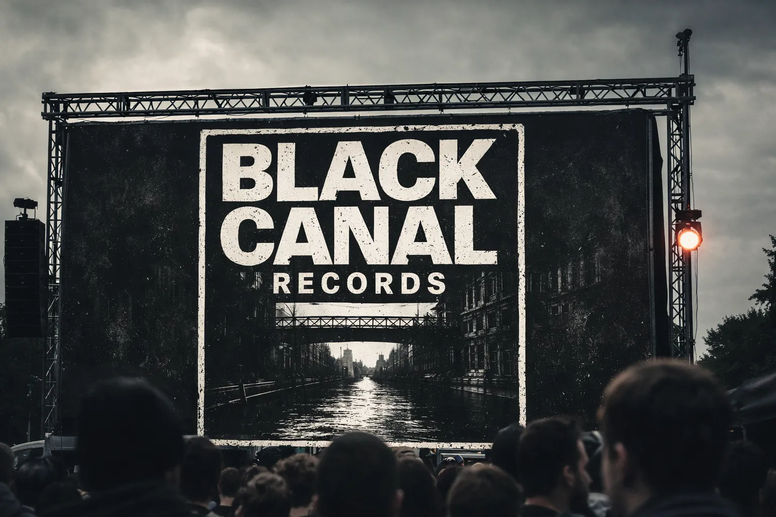 Black Canal Records — visual system